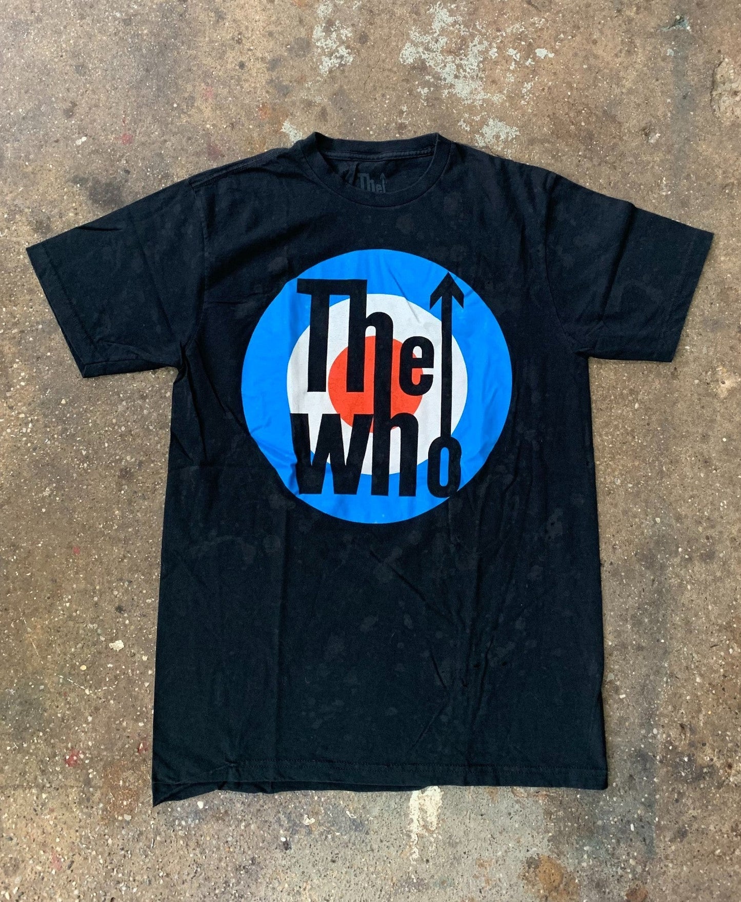 The Who - Target Logo w/ Laser Bleach Splatter, Destroy