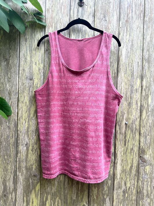 Future Vintage Tank: "How was your winter?"