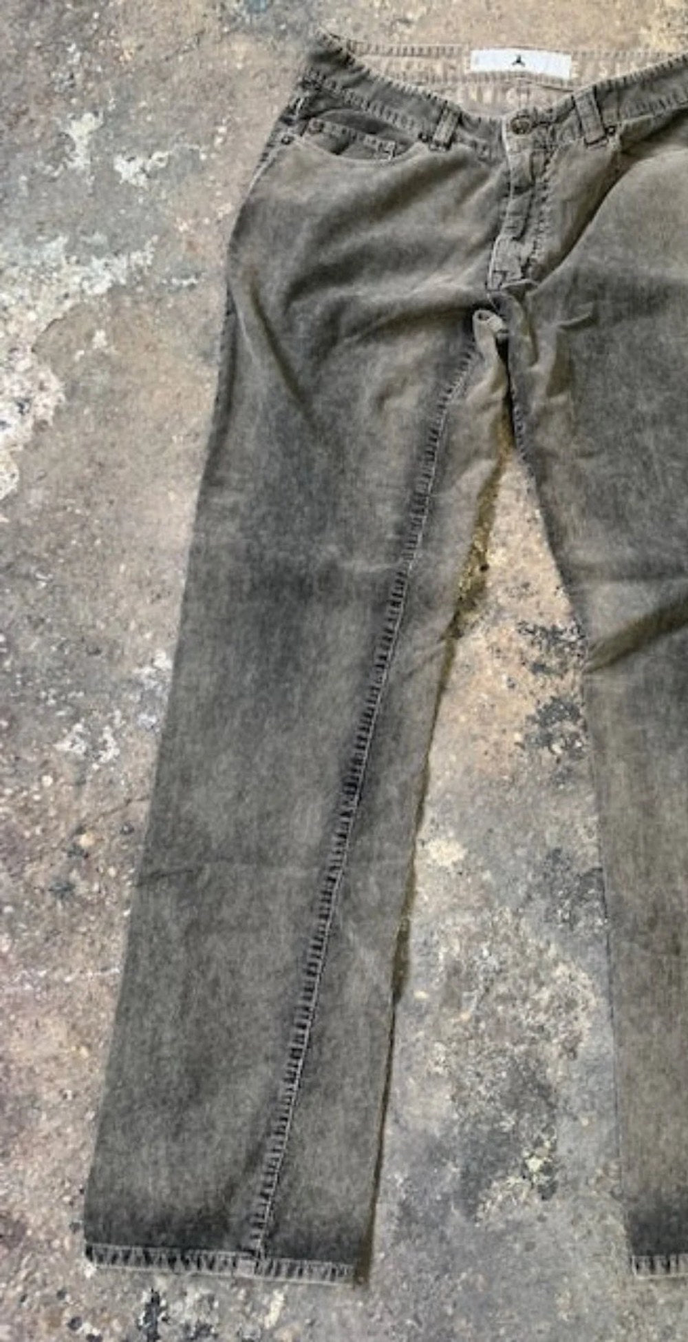 A washed BPD jean